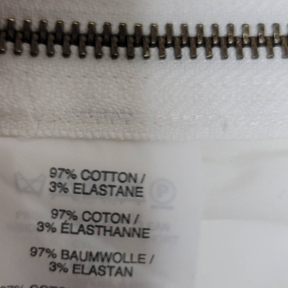 J Crew Sleeveless‎ Beaded Tunic Top 0 White Blue Stripe Side Zip Round Neck Boho - Picture 9 of 13